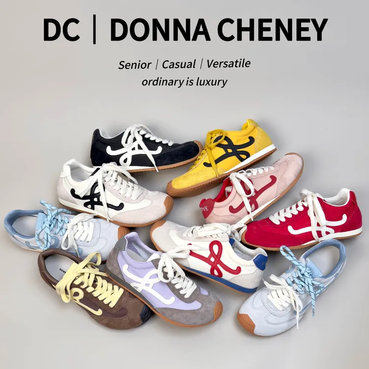 DONNA CHENEY【净静专属】小罗德训休闲复古阿甘鞋子女款爆款2025