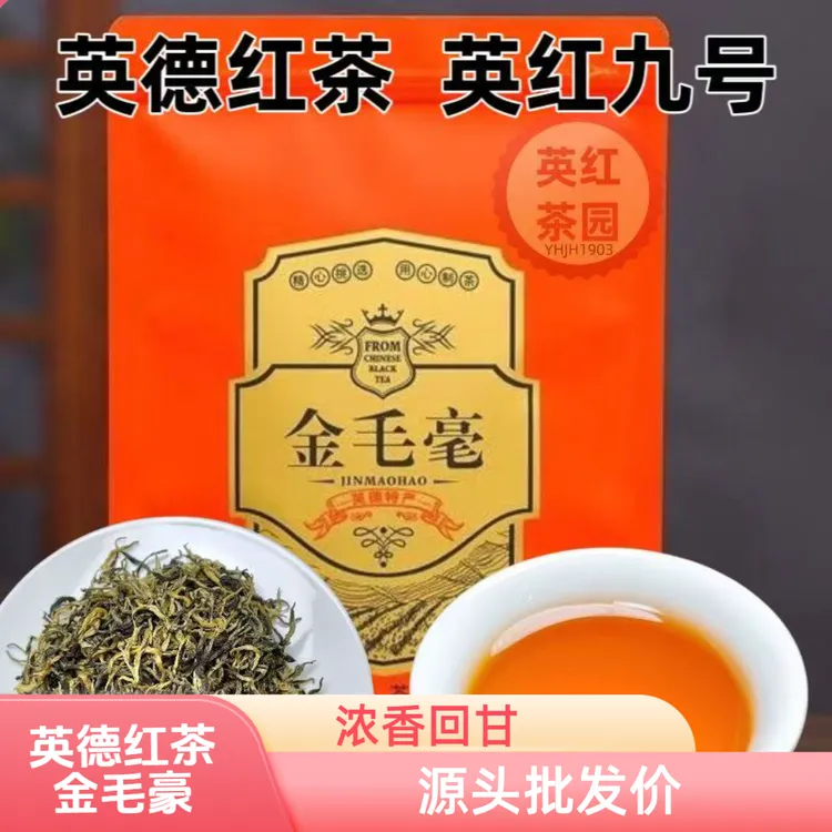 金毛豪袋装红茶英德红茶英红九号红茶中秋推荐好物