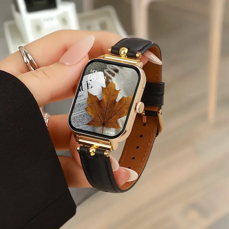 女生时尚百搭多功能话智能手表蓝牙通消息提醒运动手环2025新款