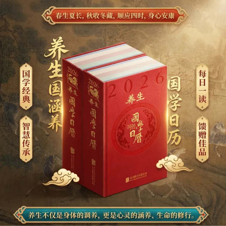 养生国学日历2026年摆件台历创意日历  专业、实用与美学结合