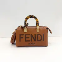 99新 FENDI/芬迪 7姐专场/焦糖色by the way mini