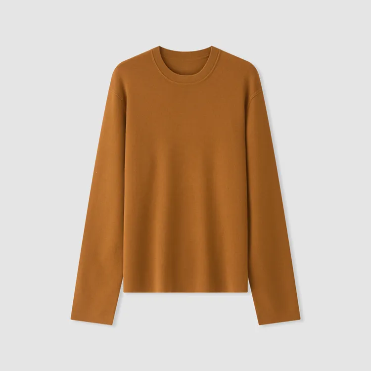 【冬姐自主品牌】VOR 80支18针高密四平100绵羊毛衫V25300411