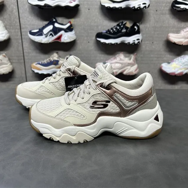 【香槟熊】斯凯奇新款女子透气轻便熊猫时尚老爹鞋-直播专属12958