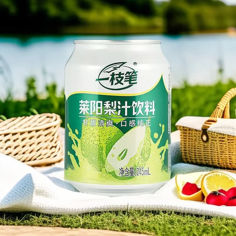 一枝笔 经典莱阳梨汁60%果汁饮料四季必备245ml*9罐纯正莱阳梨汁