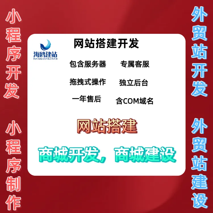 公司企业做网站建设外贸建站搭建定制作网页源码设计商城模板开发