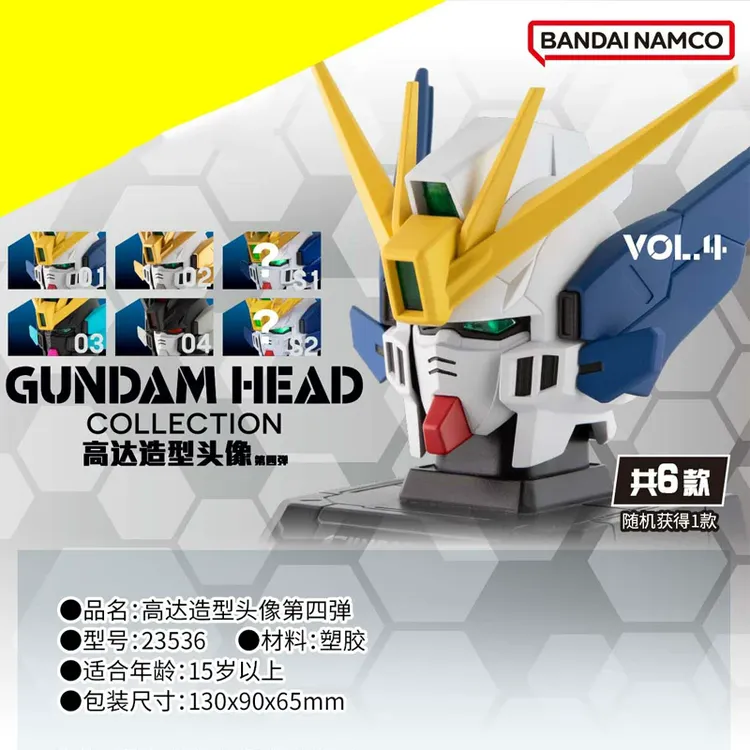 【开盒不退不H】高达造型头像第四弹盲盒手办潮玩公仔模型摆件礼物