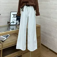 【苏兰文】韩系高腰百搭休闲牛仔裤-3973-1