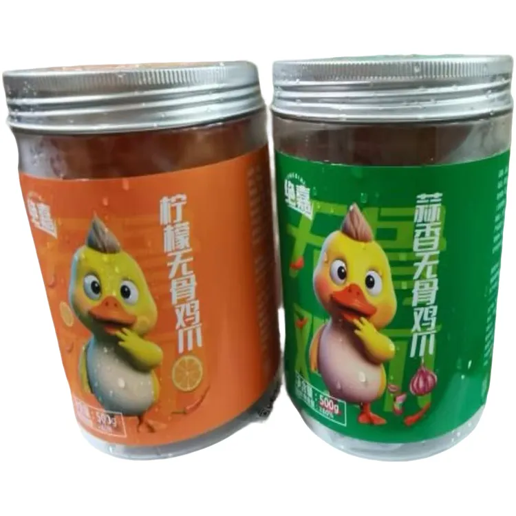 绝嘉无骨鸡爪柠檬酸辣蒜香不辣爆款开袋即食解馋小零食