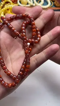 手串未镶嵌南红玛瑙南红火焰纹手串