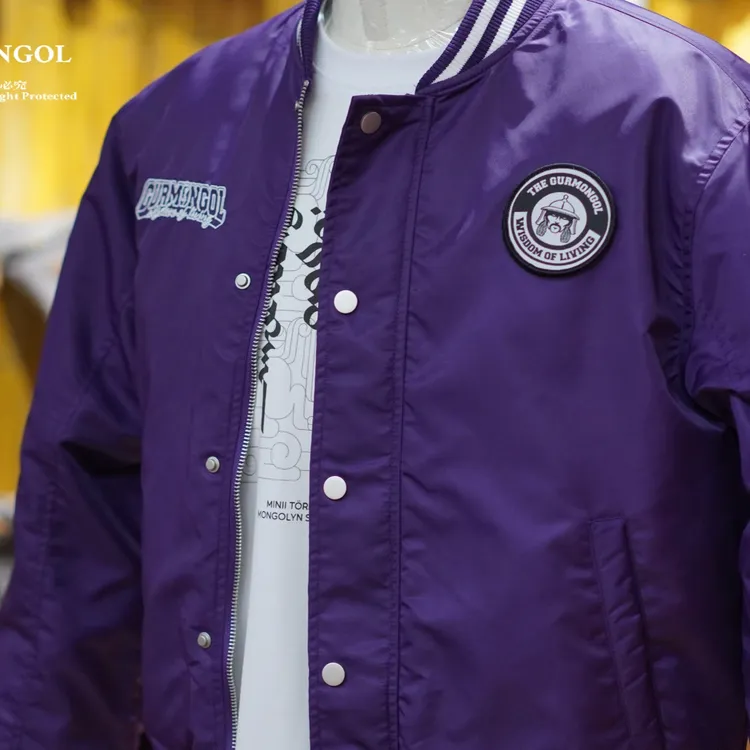 GUR MONGOL男女装冬季加厚棉棒球服