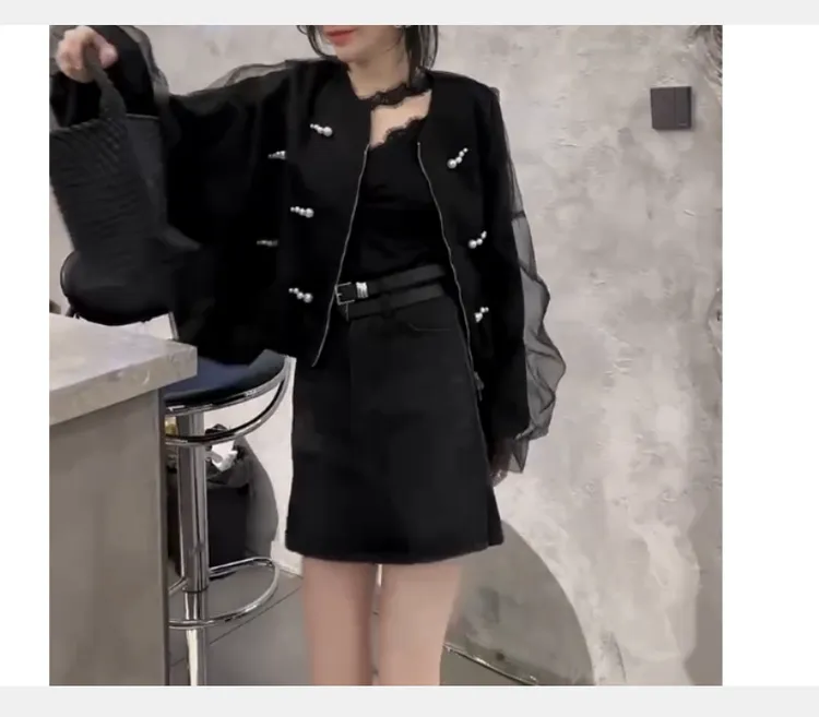 2025春季新款时尚女装网红气质爆款洋气外套裙子女淘Y