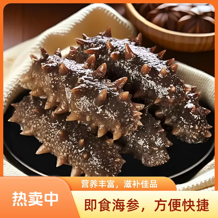 半斤海参 大连即食深海刺参Q弹新鲜美味