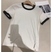 【no退no换 谨慎下单】简约撞色拼接圆领短袖T恤 21072