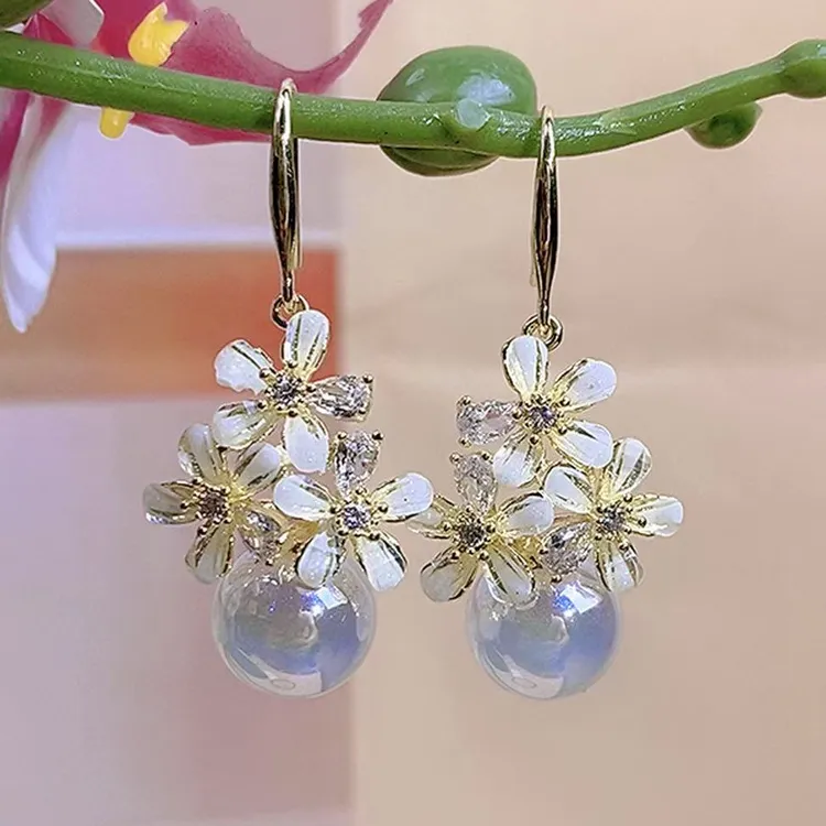 铜合金耳饰 （180号）人鱼姬精致时尚高端女人味时尚耳环