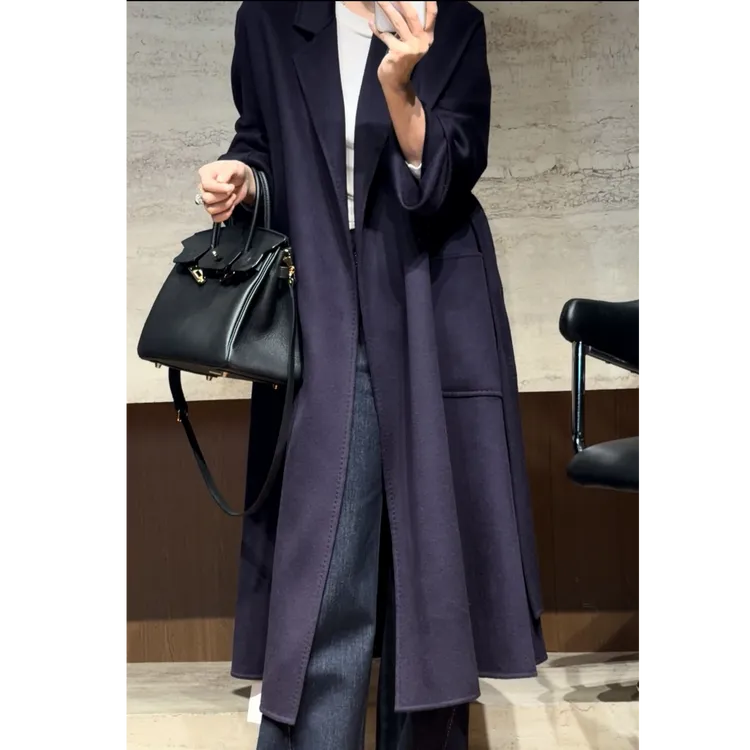 TANTAN 气质轻奢毛呢羊绒大衣3781