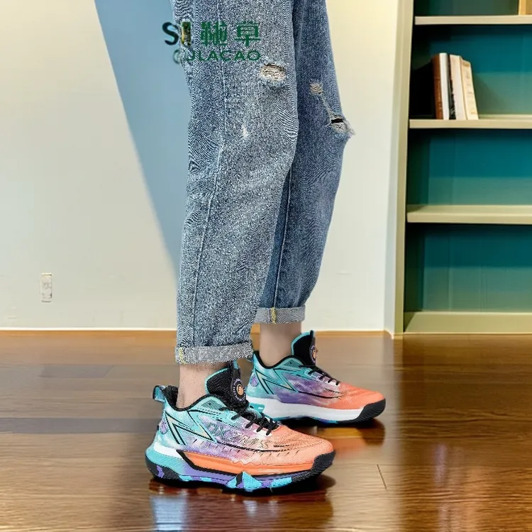 时尚女轻便运动鞋青少年鞋子篮球鞋透气夏季男篮球鞋