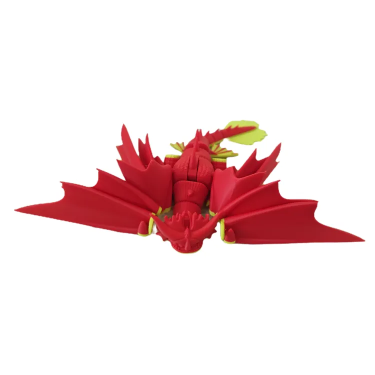 3D打印斩风龙云中跃西方龙带翅膀模型玩具驯龙高手手办玩偶摆件