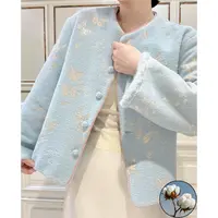 【霜川】加棉棉服新中式外套秋冬季保暖女上衣加厚棉衣