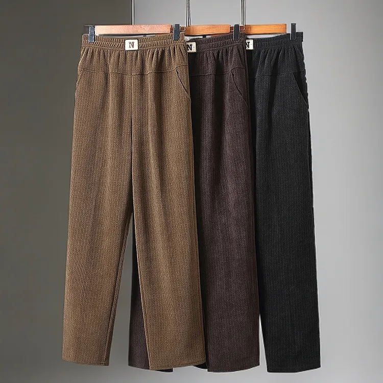 240斤女加绒加厚宽松加肥加大码妈妈高腰外穿棉裤外穿保暖裤子