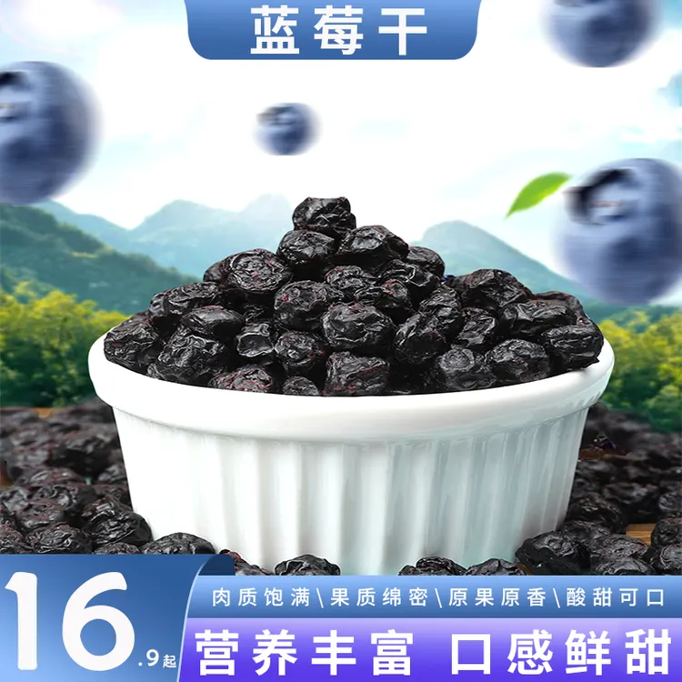马小养【长白山蓝莓干】粒大酸甜网红零食健康手工独立包装