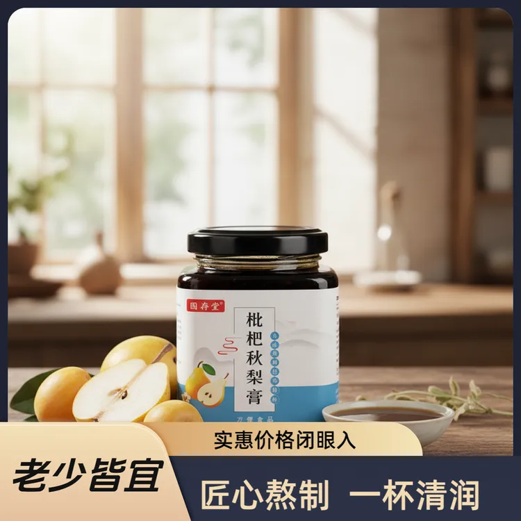 【超值300克/罐】枇杷秋梨膏真材实料古法熬制浓缩自然香醇温润清凉