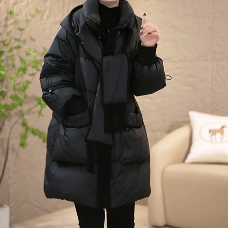 B561【羽绒服】2025冬季新款时尚优雅气质百搭高端保暖羽绒服外套