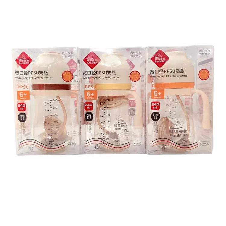 Anamihri阿娜美热宽口径PPSU奶瓶240ml（AN2150）