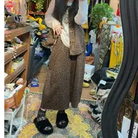 深圳9706南油高定舒适宽松豹纹裤飘逸阔腿裤气质裤裙