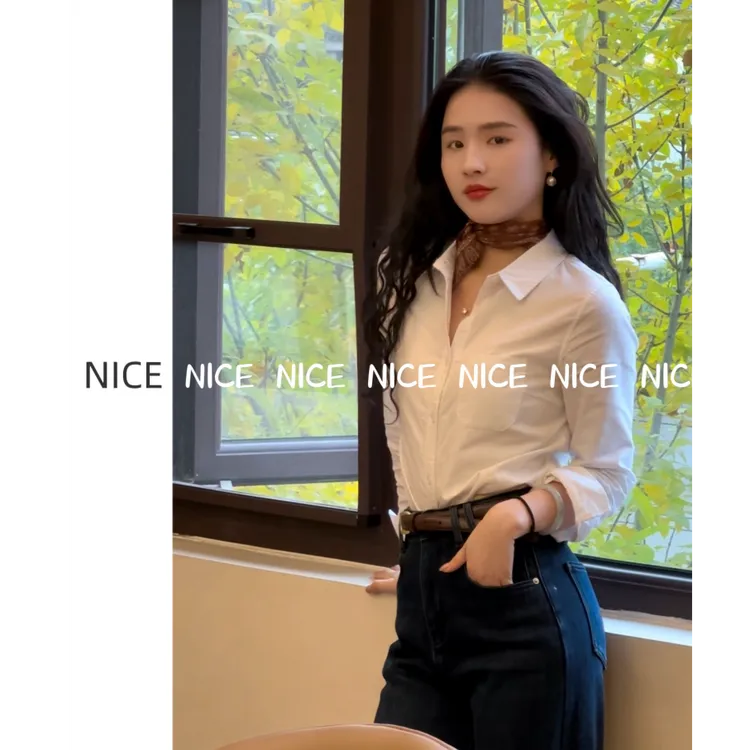 NICE【叠穿必备强推！衬衫】设计感百搭时尚新款衬衫女