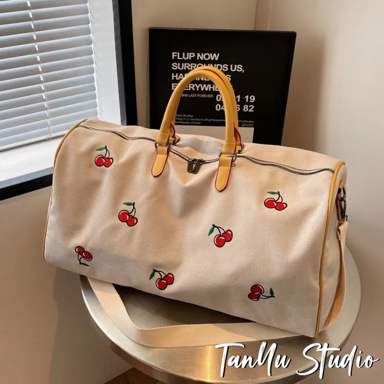 探屿旅行包大容量轻便超大帆布学生行李袋手提旅游包收纳待产包