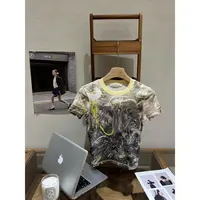 【no退no换 谨慎下单】涂鸦设计感修身短袖 8196