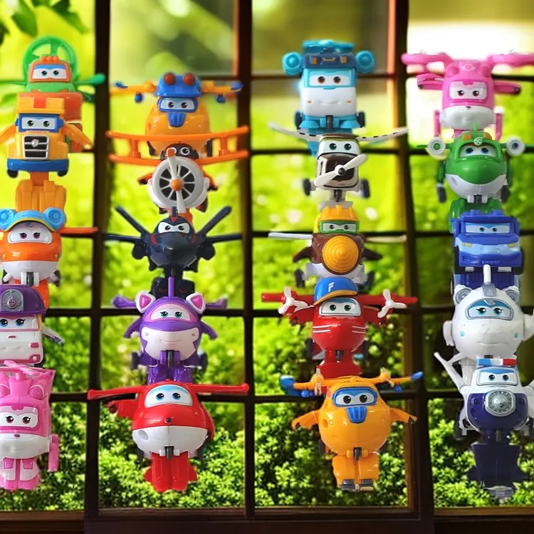 正品超级飞侠迷你变形机器人散装拆盒微瑕疵不介意拍拆盒发货