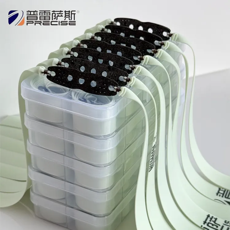 普雷萨斯青白皮四代正品高弹力扁皮筋加厚耐用大威力弹弓皮筋盒装