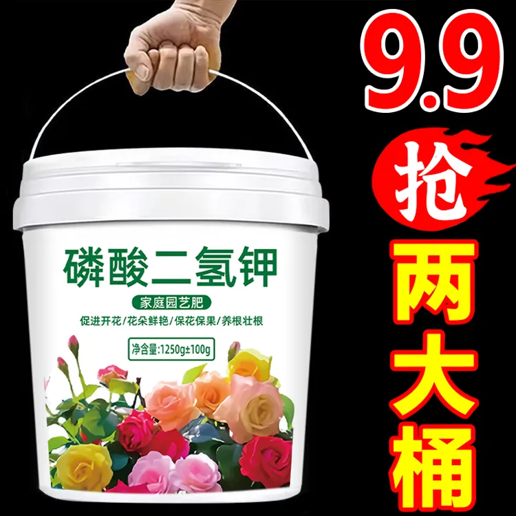 磷酸二氢钾肥料养花专用叶面肥家用复合肥壮根促花保果通用叶面肥