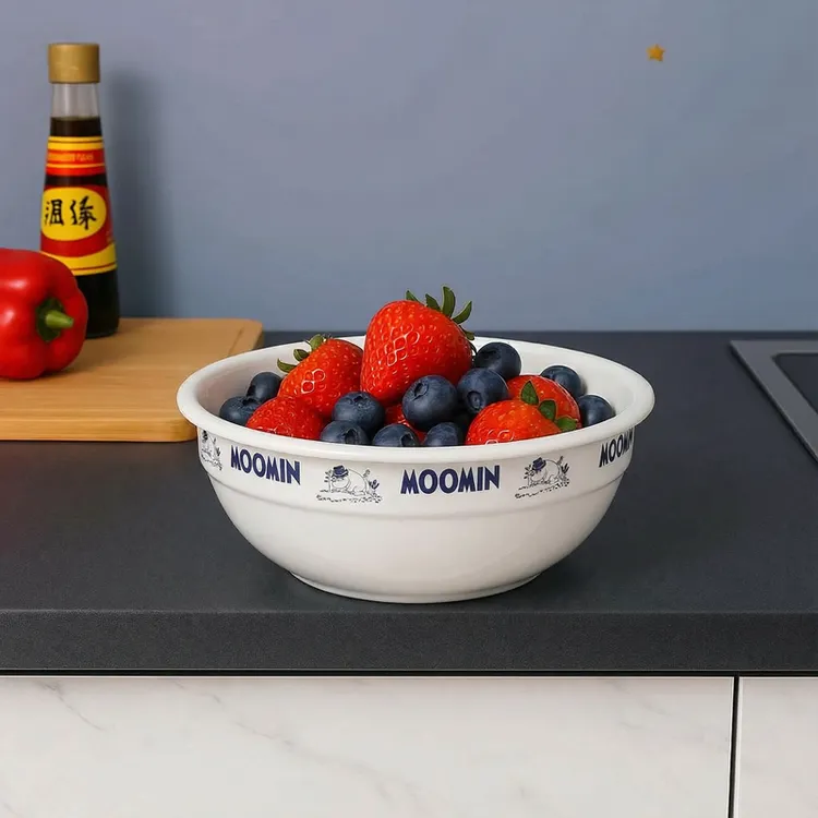 欧丽家珐琅搪瓷盆老式食品级加厚家用厨房碗盆子洗菜和面盆揉面盆