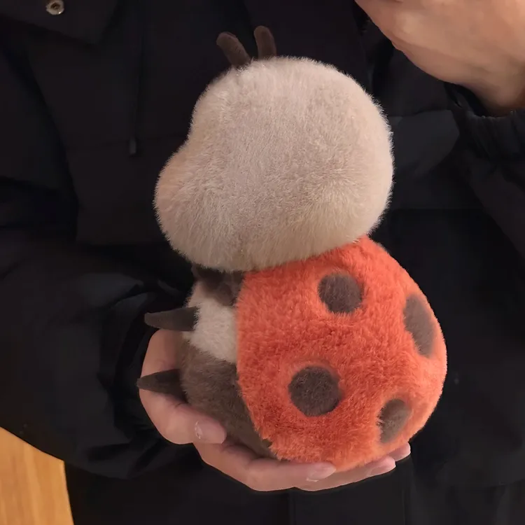 【现货】小蜜蜂七星瓢虫玩偶可爱幼崽玩偶虫虫系列毛绒玩具娃娃礼物