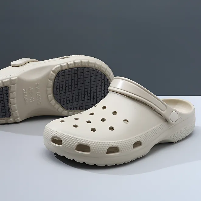 超防滑新款洞洞鞋男夏季耐磨包头拖防滑外穿防臭透气高级凉拖平底