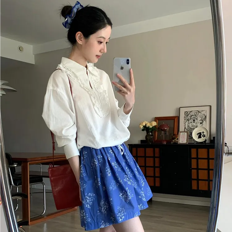 2025春夏季新款小众炸街高级感女装洋气上衣欧若风时尚温柔裙子女