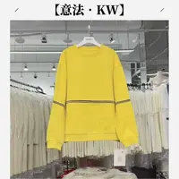 【意法•KW】NN982套头款时尚拉链圆领厚款卫衣拼接女士潮流长袖