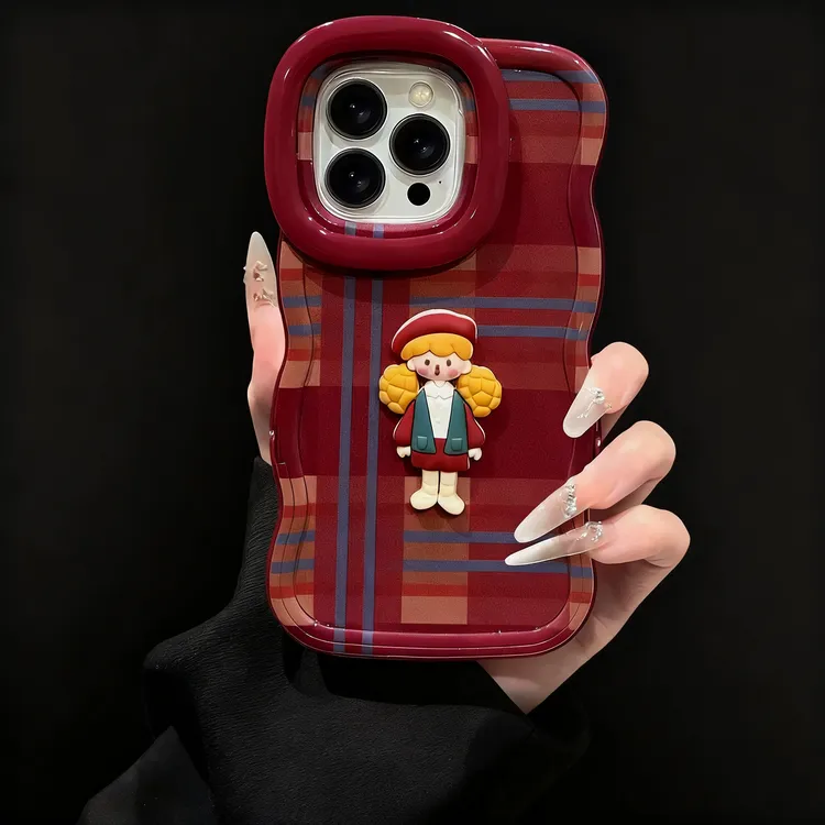 ZMGX爆米花女孩适用苹果17/16板凳双支架手机壳华为oppo小米vivo