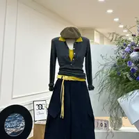 【灵韵格调】时尚高级感假两件修身显瘦气质上衣-25933