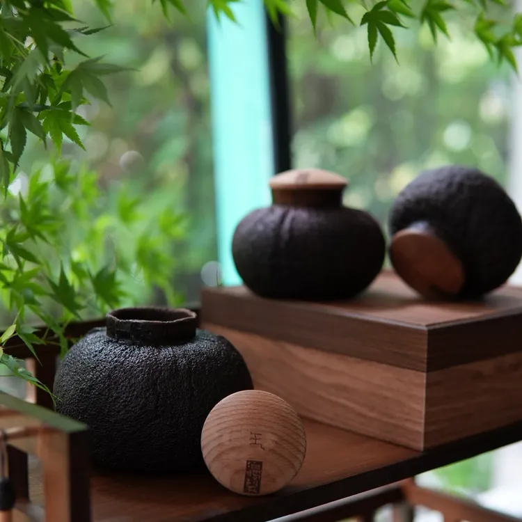 善见堂|柚子大漆茶叶罐柚子罐茶罐非遗手信传统手艺纯天然纯手工