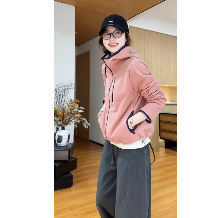 月月 2025新款【减龄公式】慵懒风女士卫衣百搭连帽卫衣 2509C5467