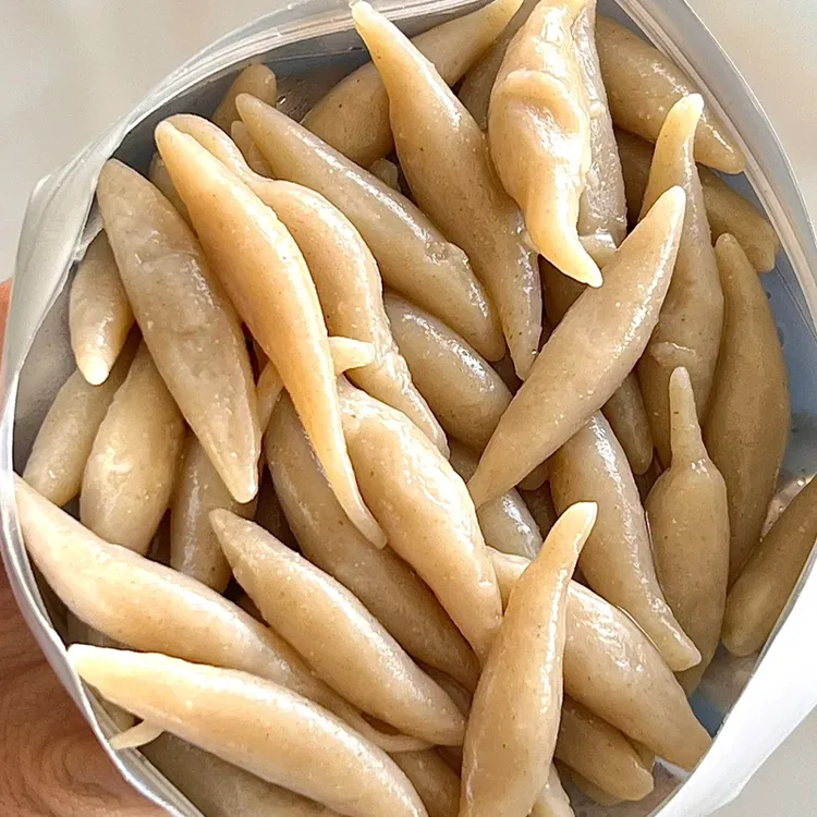 【手工现做】粗粮面疙瘩莜面面条山西特产莜面鱼鱼低脂早餐半成品