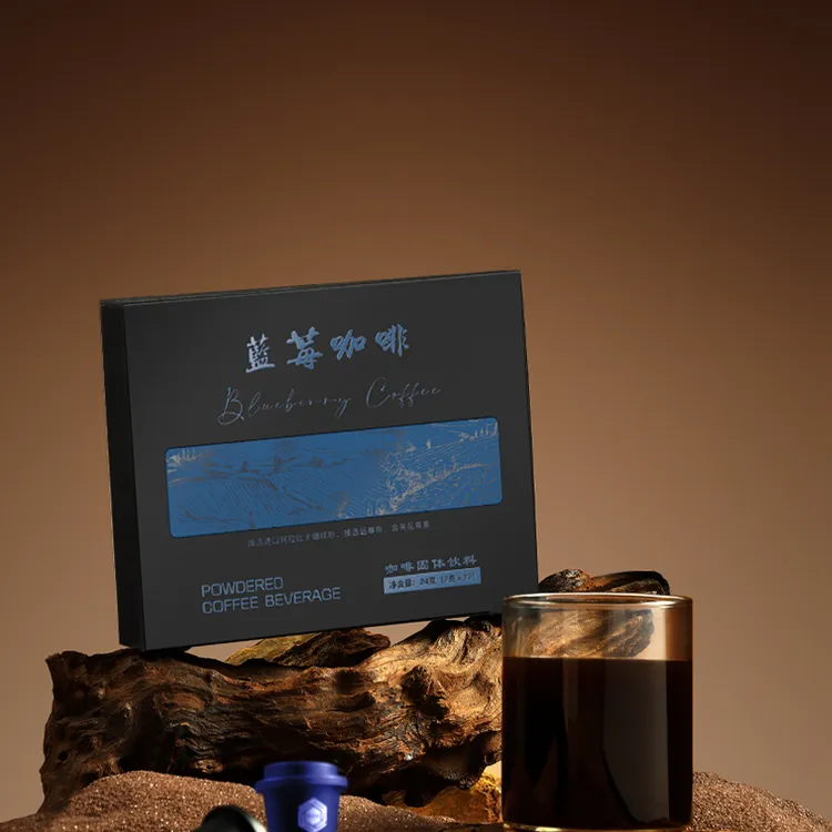 爱福斯蓝莓咖啡0蔗糖速溶冷热双泡美式醇厚阿拉比卡冻干咖啡粉