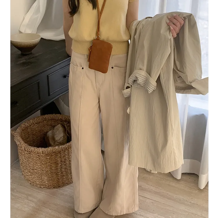 【西西里安】拒绝搭配焦虑~敲百搭OOTD工装小个子直筒裤