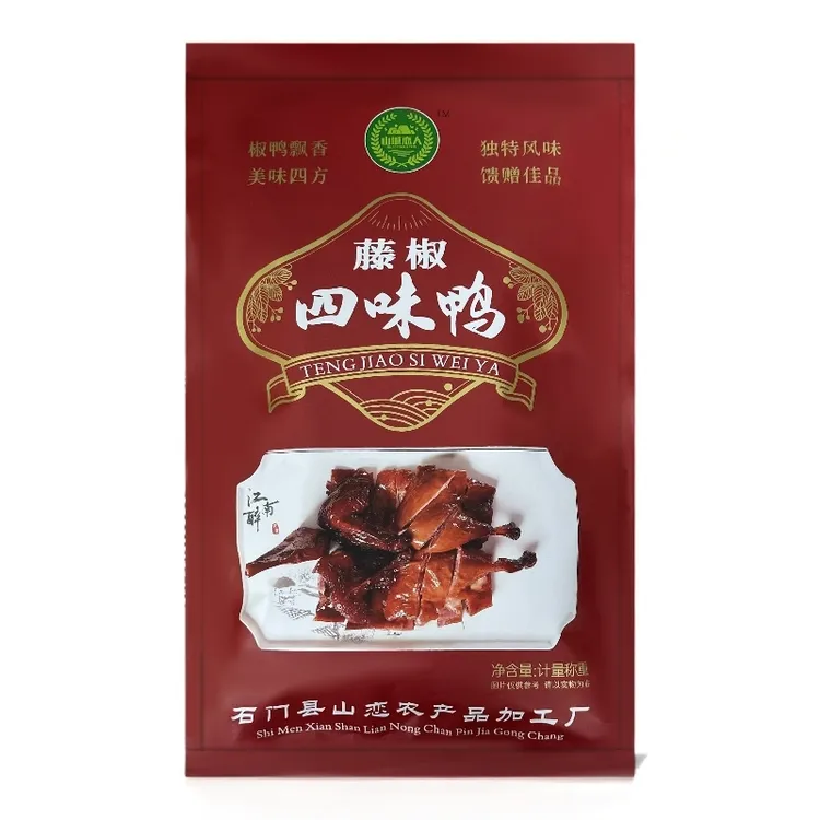 湖南特产四味鸭农家腌制新鲜熟食真空包装手撕鸭
