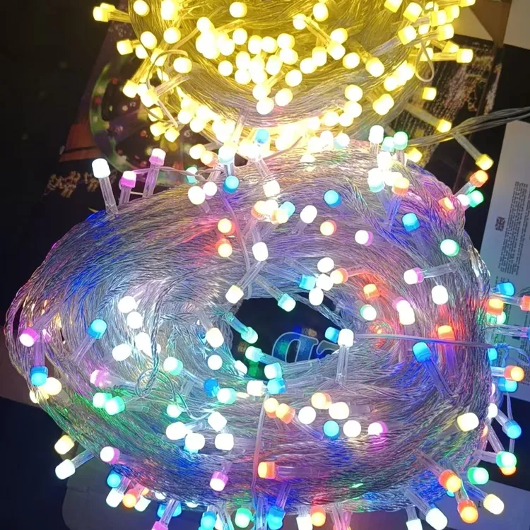 360大9V超亮灯珠户外防水防冻LED满天星彩灯闪灯家用婚庆装饰串灯