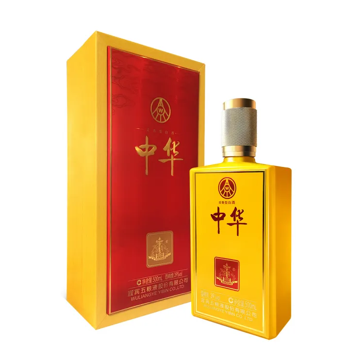 五粮液 中华酒 39度 浓香型白酒 500ml
