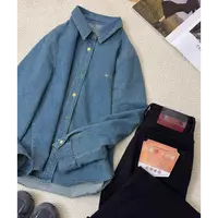 TY2 【牛仔衬衫】颜色超正！氛围感简约磨毛正肩牛仔衬衫（衣长61）